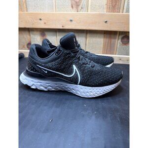 Nike Womens React Infinity 3 Running Shoes Black/White DD3024-001 Size 6.5